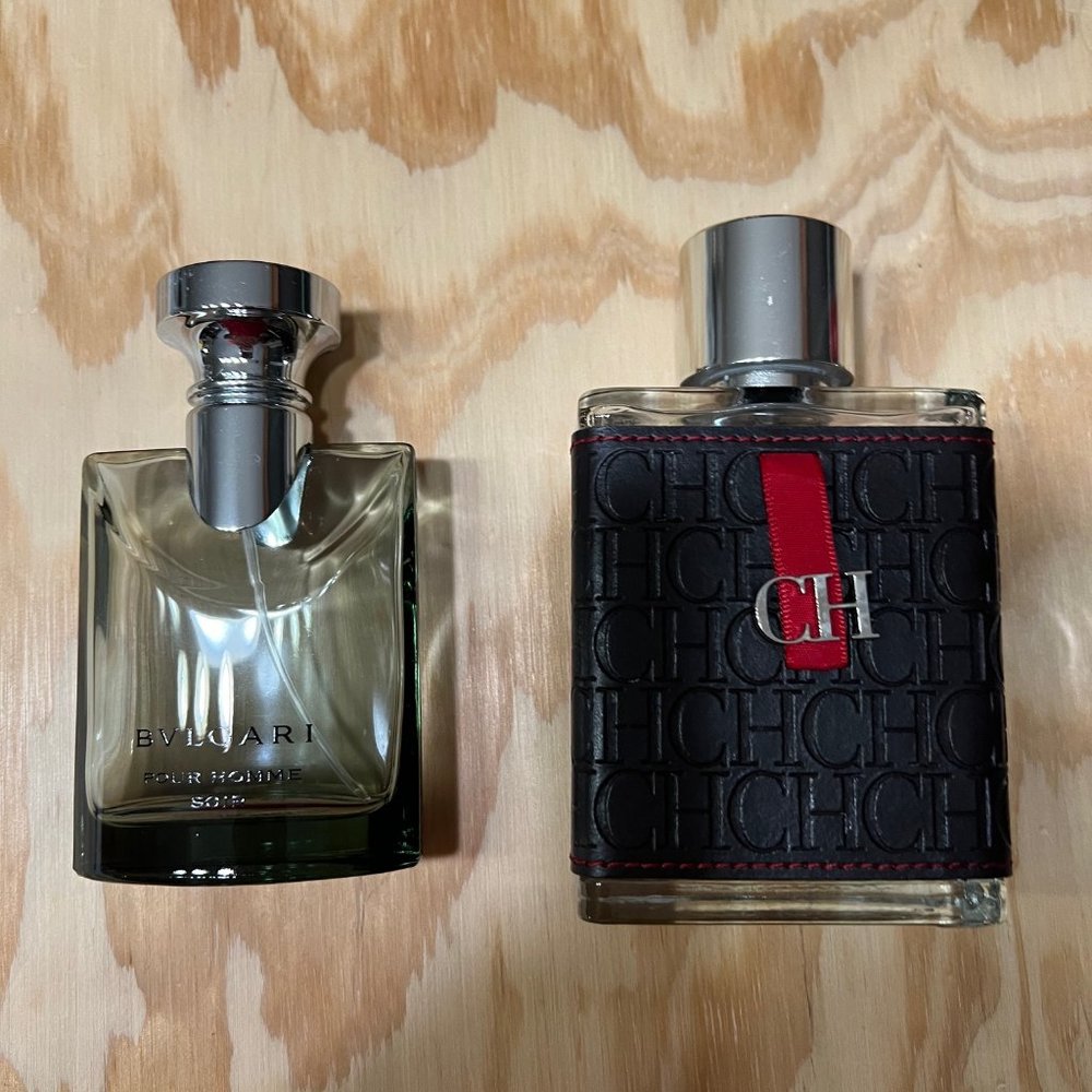 EMPTY Eau De Toillete or Parfum, Cologne Bottles
